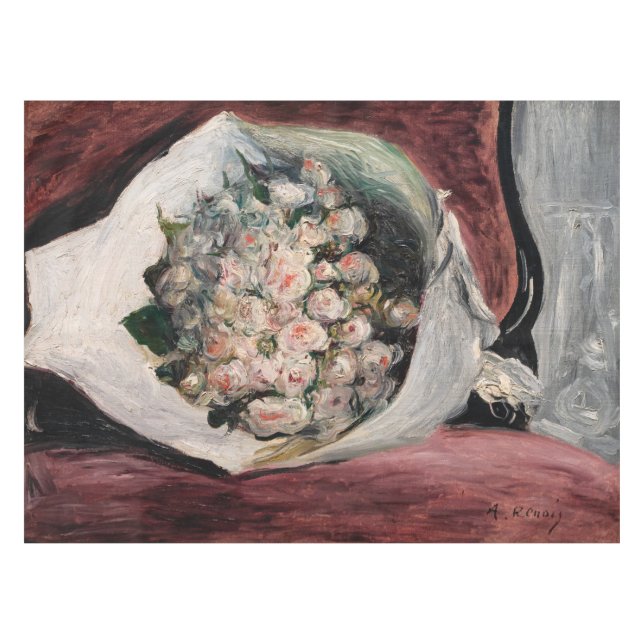 Pierre-Auguste Renoir - Bouquet in a Box Tablecloth (Front (Horizontal))