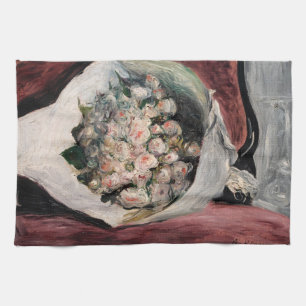 Pierre-Auguste Renoir - Bouquet in a Box Tea Towel