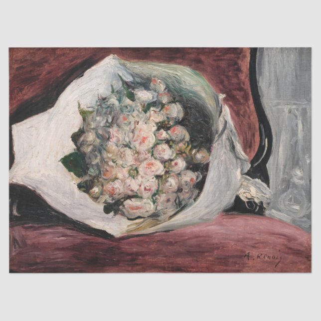 Pierre-Auguste Renoir - Bouquet in a Box Tissue Paper (Front)