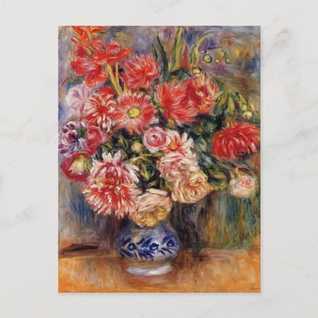 Pierre-Auguste Renoir- Bouquet Postcard (Front)
