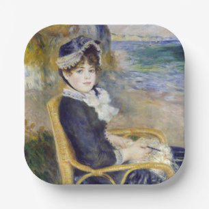Pierre-Auguste Renoir - By the Seashore Paper Plate
