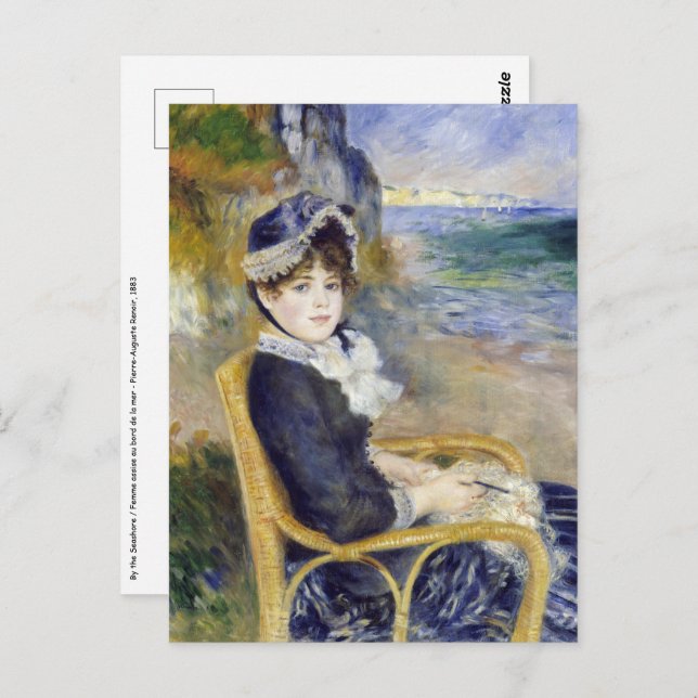 Pierre-Auguste Renoir - By the Seashore Postcard (Front/Back)