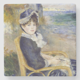 Pierre-Auguste Renoir - By the Seashore Stone Coaster