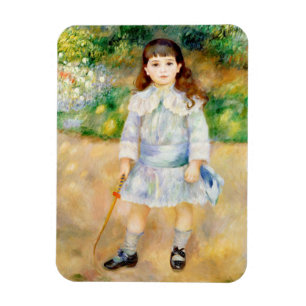 Pierre-Auguste Renoir - Child with a whip Magnet