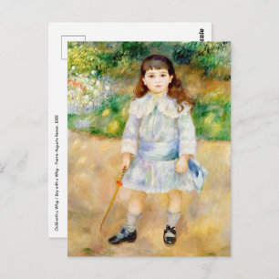 Pierre-Auguste Renoir - Child with a whip Postcard