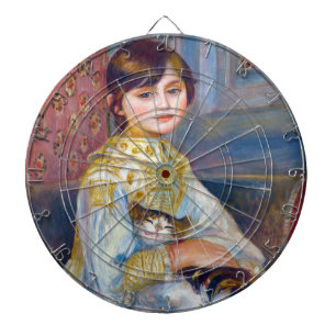 Pierre-Auguste Renoir - Child with Cat Dartboard