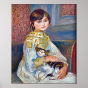Pierre-Auguste Renoir - Child with Cat Poster