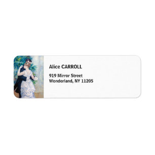 Pierre-Auguste Renoir - City Dance Return Address Label