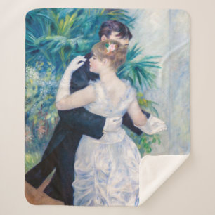 Pierre-Auguste Renoir - City Dance Sherpa Blanket