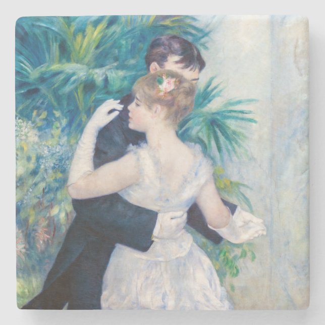 Pierre-Auguste Renoir - City Dance Stone Coaster (Front)