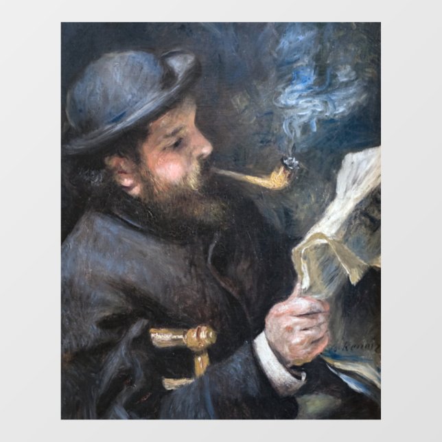 Pierre-Auguste Renoir - Claude Monet Reading (Sheet)