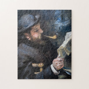 Pierre-Auguste Renoir - Claude Monet Reading Jigsaw Puzzle