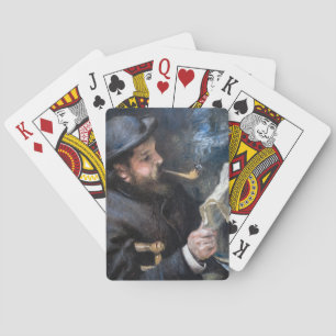 Pierre-Auguste Renoir - Claude Monet Reading Playing Cards
