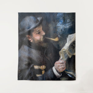 Pierre-Auguste Renoir - Claude Monet Reading Tapestry
