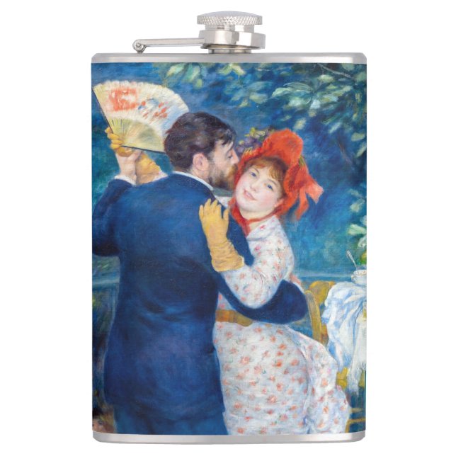 Pierre-Auguste Renoir - Country Dance Hip Flask (Front)