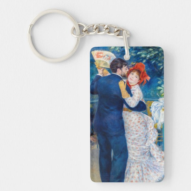 Pierre-Auguste Renoir - Country Dance Key Ring (Front)
