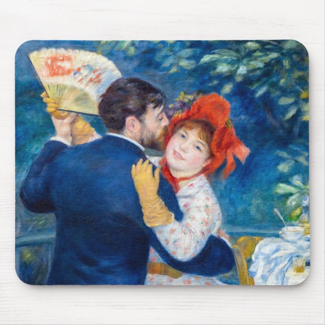 Pierre Auguste Renoir - Country Dance Mouse Pad (Front)