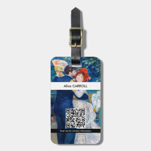 Pierre-Auguste Renoir - Country Dance - QR Code Luggage Tag