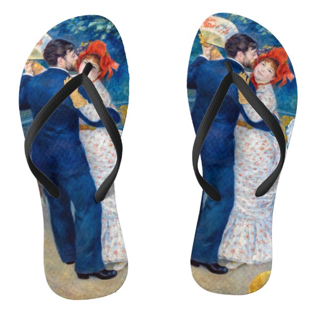 Pierre-Auguste Renoir - Country Dance Thongs (Footbed)