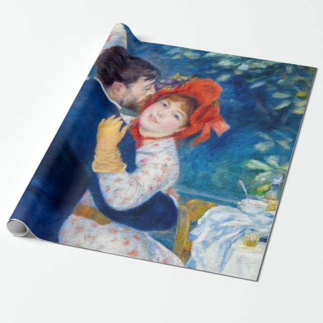 Pierre-Auguste Renoir - Country Dance Wrapping Paper (Unrolled)