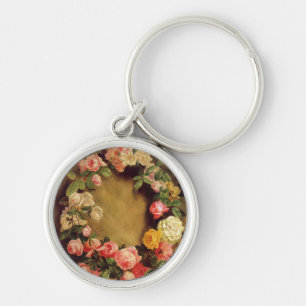 Pierre-Auguste Renoir - Crown of Roses  Key Ring