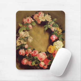 Pierre-Auguste Renoir - Crown of Roses Mouse Pad
