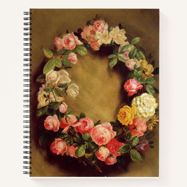 Pierre-Auguste Renoir - Crown of Roses   Notebook (Front)