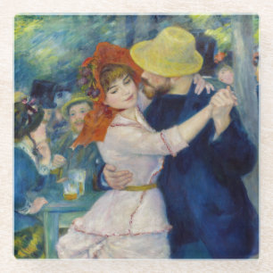 Pierre-Auguste Renoir - Dance at Bougival Glass Coaster
