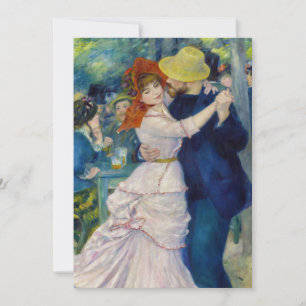 Pierre-Auguste Renoir - Dance at Bougival Invitation