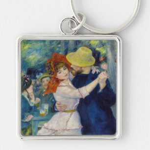 Pierre-Auguste Renoir - Dance at Bougival Key Ring