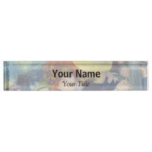 Pierre-Auguste Renoir - Dance at Bougival Nameplate