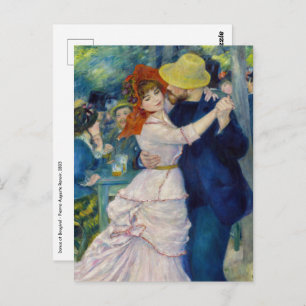 Pierre-Auguste Renoir - Dance at Bougival Postcard