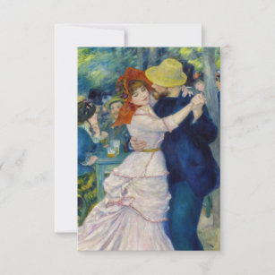 Pierre-Auguste Renoir - Dance at Bougival Thank You Card