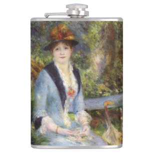 Pierre-Auguste Renoir - Dans les Roses Hip Flask
