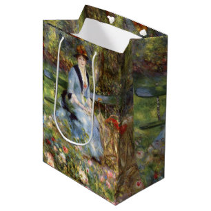 Pierre-Auguste Renoir - Dans les Roses Medium Gift Bag