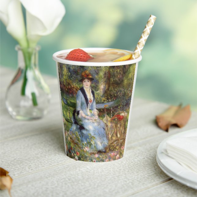 Pierre-Auguste Renoir - Dans les Roses   Paper Cups (Insitu)