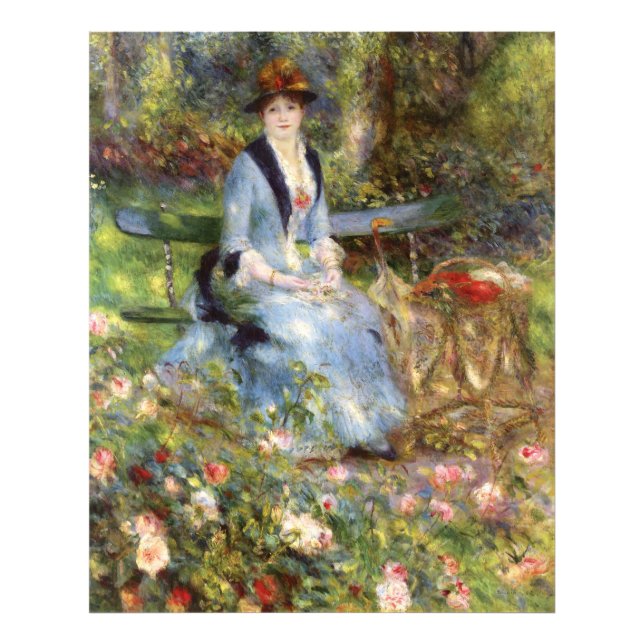 Pierre-Auguste Renoir - Dans les Roses  Photo Print (Front)