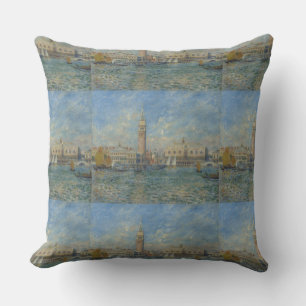 Pierre Auguste Renoir Doges Palace Venice Italy Cushion