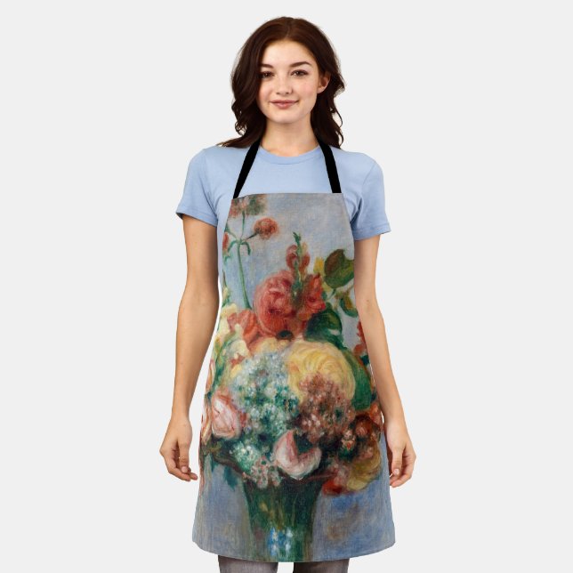 Pierre-Auguste Renoir - Flowers in a Vase Apron (Worn)
