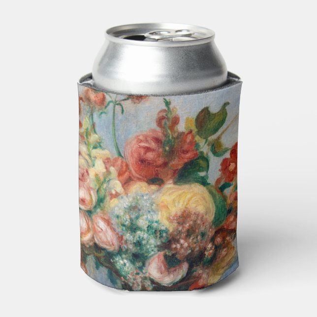 Pierre-Auguste Renoir - Flowers in a Vase Can Cooler (Can Front)