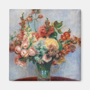 Pierre-Auguste Renoir - Flowers in a Vase Magnet