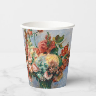 Pierre-Auguste Renoir - Flowers in a Vase Paper Cups