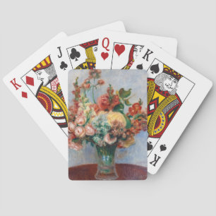 Pierre-Auguste Renoir - Flowers in a Vase Playing Cards