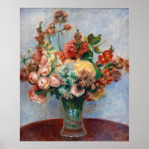 Pierre-Auguste Renoir - Flowers in a Vase Poster