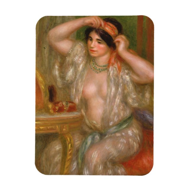Pierre Auguste Renoir | Gabrielle at the Mirror Magnet (Vertical)
