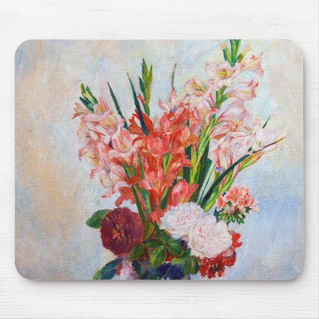 Pierre-Auguste Renoir - Gladioli Mouse Pad (Front)