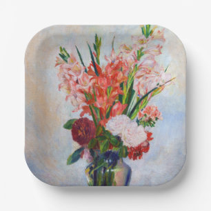 Pierre-Auguste Renoir - Gladioli Paper Plate