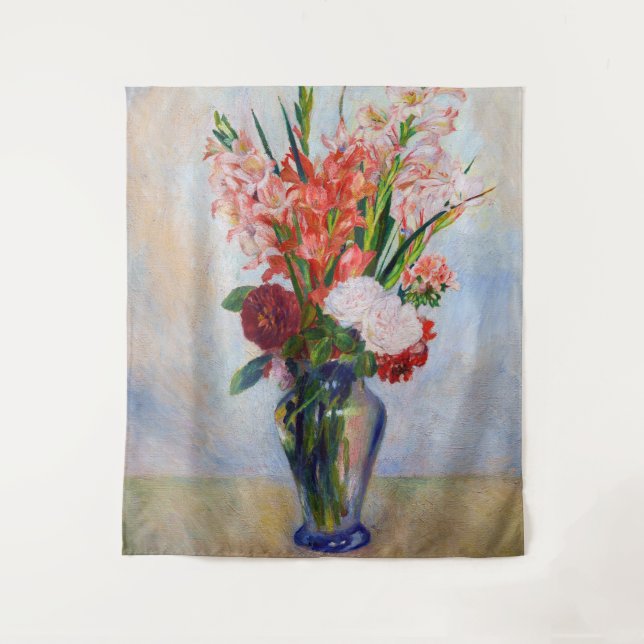 Pierre-Auguste Renoir - Gladioli Tapestry (Front)
