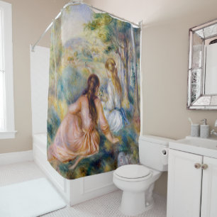 Pierre-Auguste Renoir - In the Meadow Shower Curtain