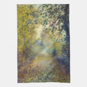 Pierre-Auguste Renoir - In the Woods Tea Towel